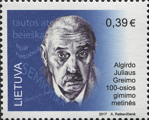 Ritratto di Algirdas Julien Greimas