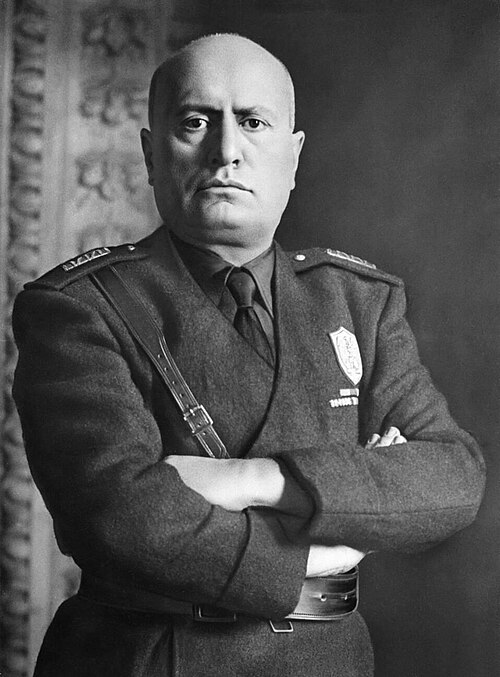 Ritratto di Benito Mussolini