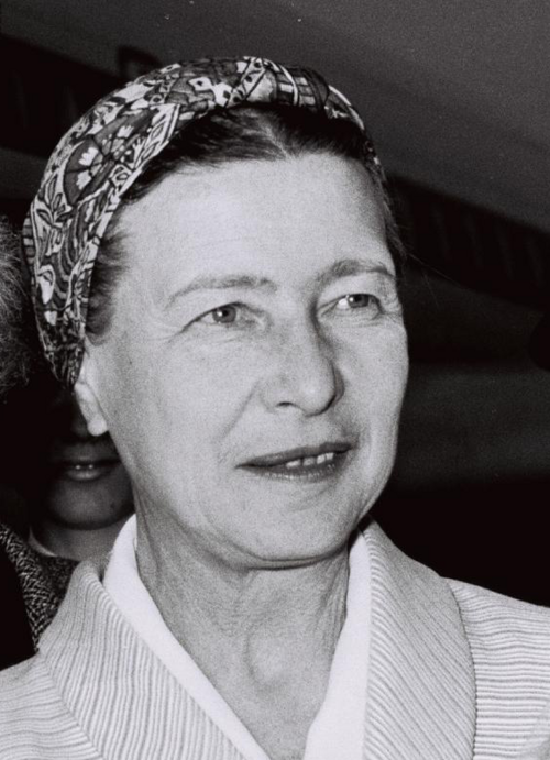 Ritratto di Simone de Beauvoir